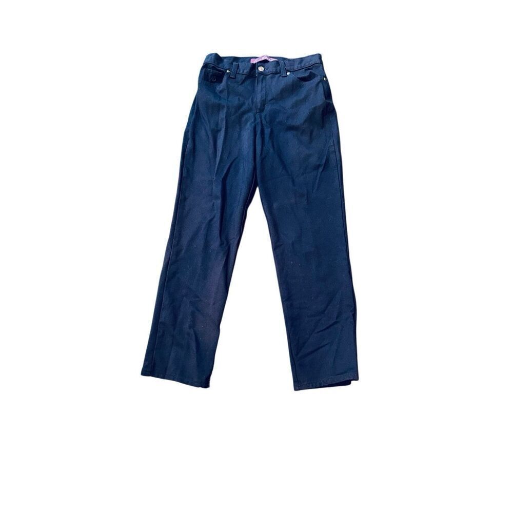 Gloria Vanderbilt Amanda Navy Pants Size 8PS Petite Short